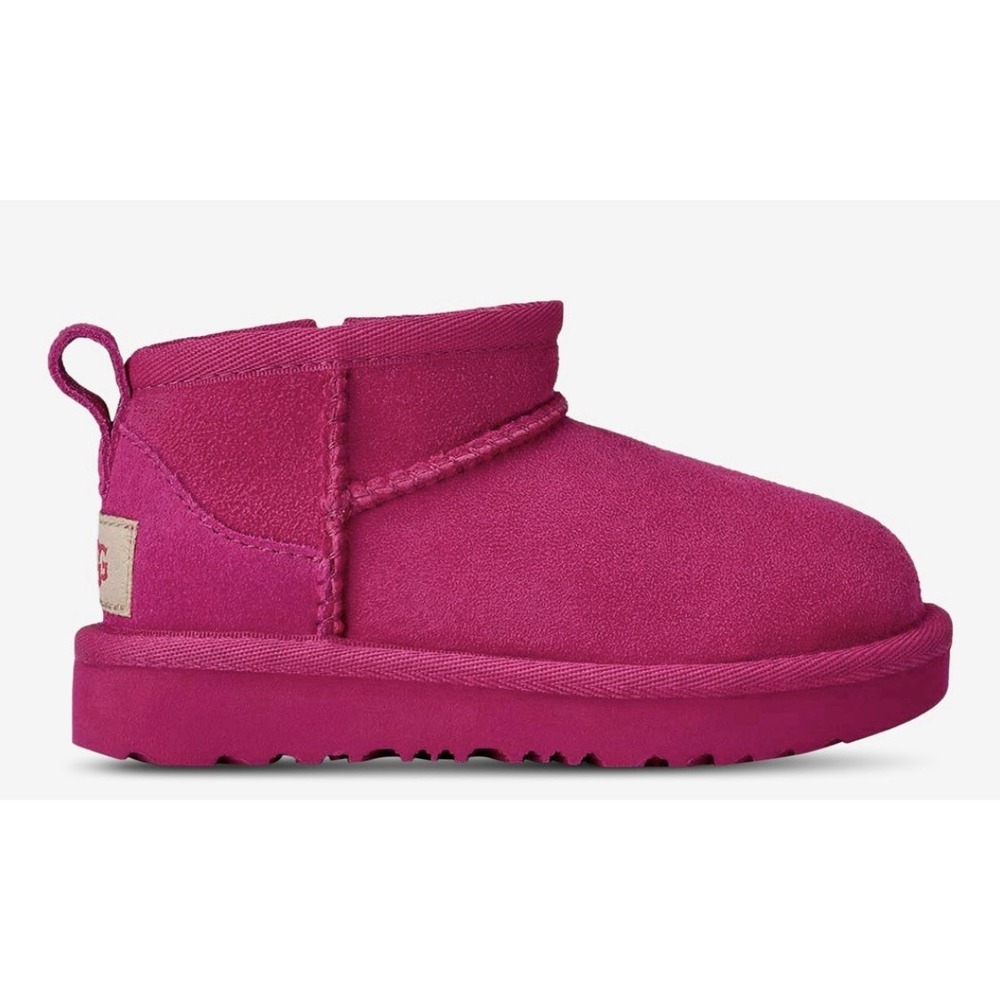 UGG Kids' Classic Ultra Mini Boots Bright Pink Size 8